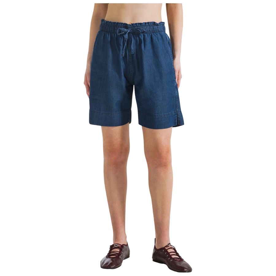 Shorts in denim lyocell blu denim da donna Deha | D4257560151